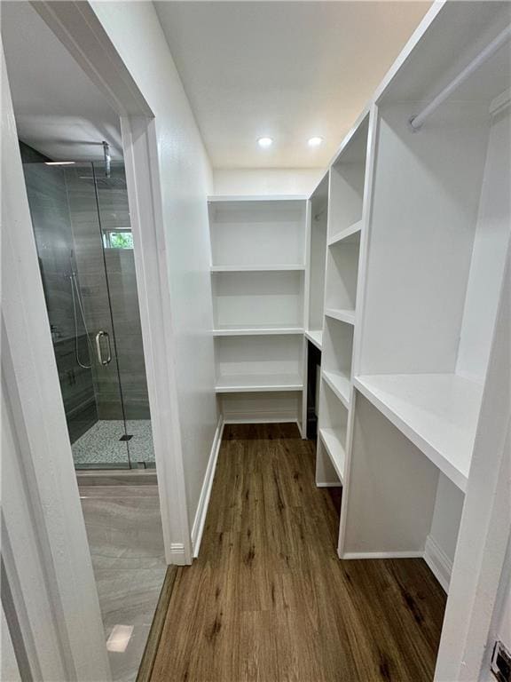 3805 Purdue Dr, Metairie, LA 70003 - spacious closet with wood finished floors