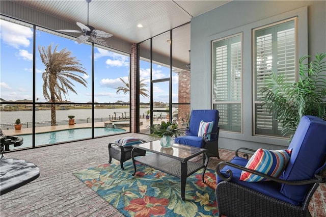 1125 Lakeshore Blvd, Slidell, LA 70461 - sunroom with plenty of natural light