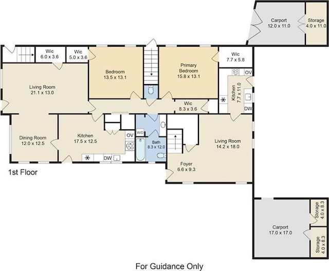 7356 Cameo St, New Orleans, LA 70124 - room layout