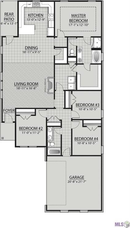 39478 White Sand Ln, Ponchatoula, LA 70454 - property floor plan