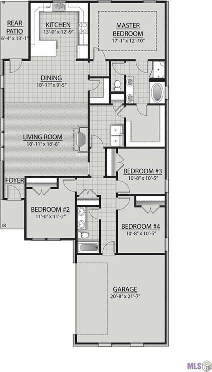 39478 White Sand Ln, Ponchatoula, LA 70454 - property floor plan