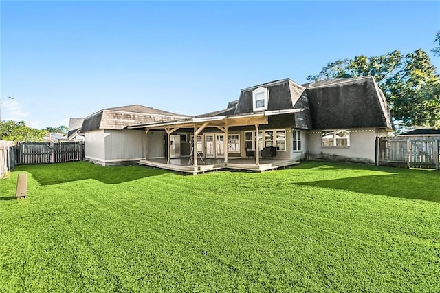3500 Silver Maple Ct, New Orleans, LA 70131 - rear view of house with a deck and roof with shingles