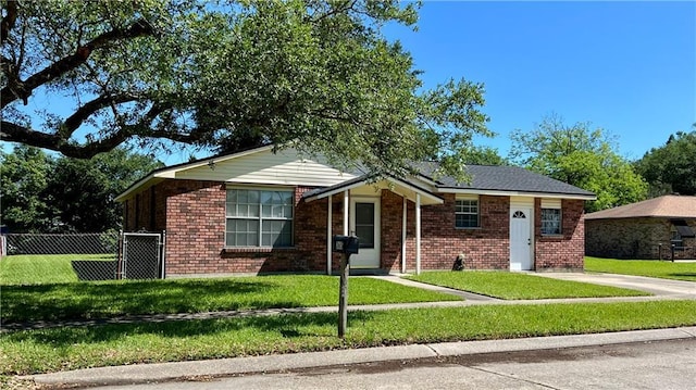 365 Cottage Ct, La Place, LA 70068 - view of front of home with brick siding and concrete driveway