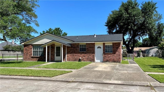 365 Cottage Ct, La Place, LA 70068 - view of front of home featuring brick siding