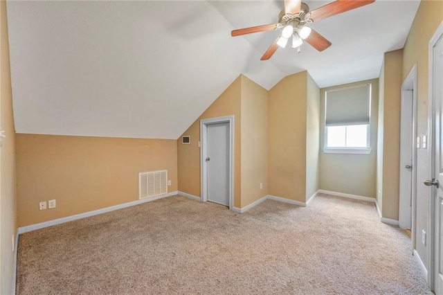 4000 Lake Beau Pre Blvd Unit 100, Baton Rouge, LA 70820 - additional living space with carpet floors, a ceiling fan, vaulted ceiling, and baseboards