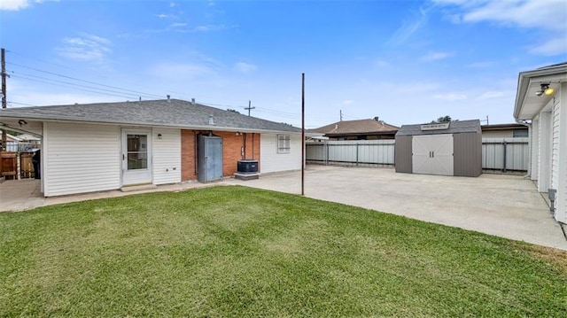 2112 Munster Blvd, Meraux, LA 70075 - rear view of property featuring a patio area and central air condition unit