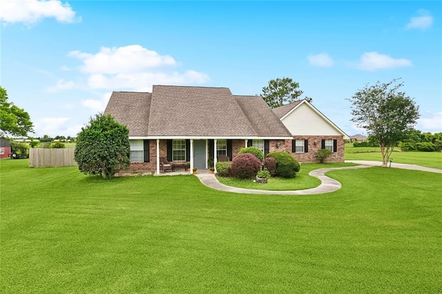 7045 River Rd, Waggaman, LA 70094 - view of front of property featuring brick siding, a porch, and roof with shingles