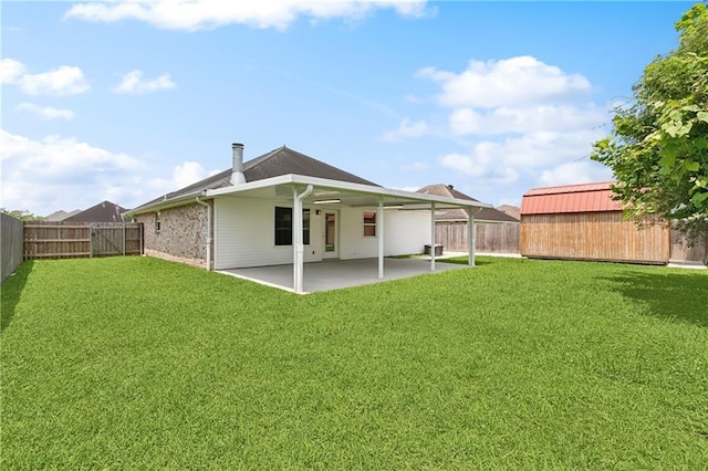 121 Gail Dr, La Place, LA 70068 - rear view of house with a patio area