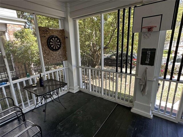1228 Pine St, New Orleans, LA 70118 - view of unfurnished sunroom