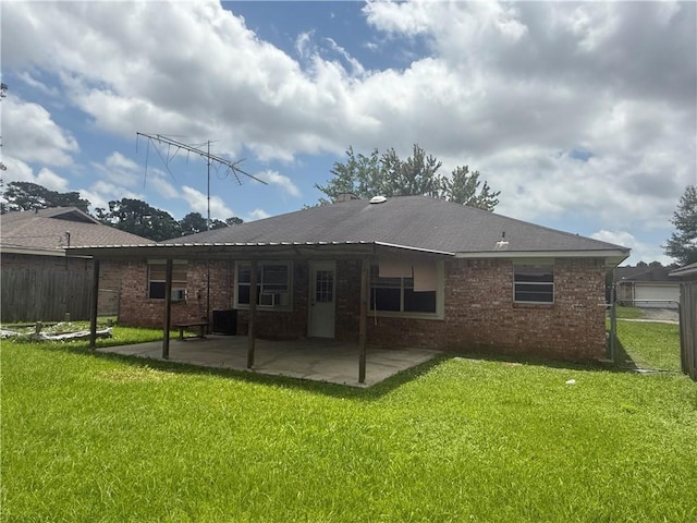 106 Leonell Cir, Slidell, LA 70458 - back of property featuring a patio and brick siding