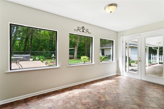71152 Cutter Pl, Abita Springs, LA 70420 - unfurnished sunroom with french doors