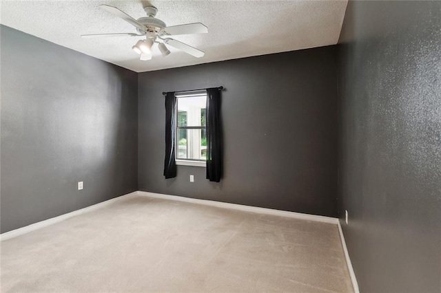 71152 Cutter Pl, Abita Springs, LA 70420 - carpeted spare room featuring a ceiling fan, a textured ceiling, and baseboards