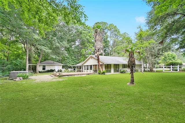 71152 Cutter Pl, Abita Springs, LA 70420 - rear view of house with view of wooded area
