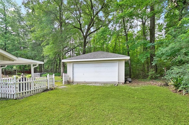 71152 Cutter Pl, Abita Springs, LA 70420 - view of detached garage