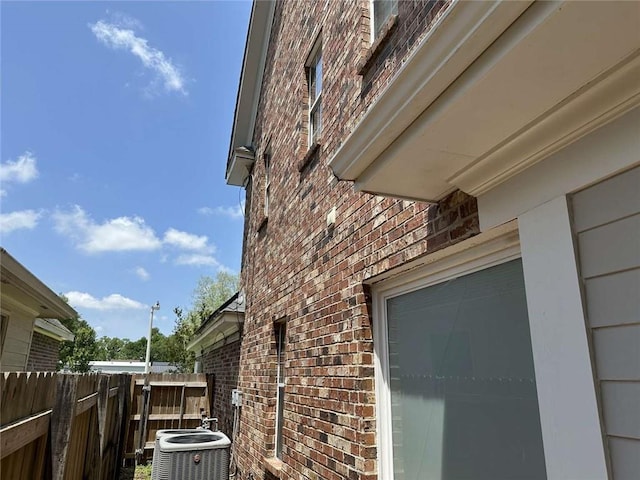 108 Riverbirch Dr, Lafayette, LA 70508 - exterior view of central AC and brick siding