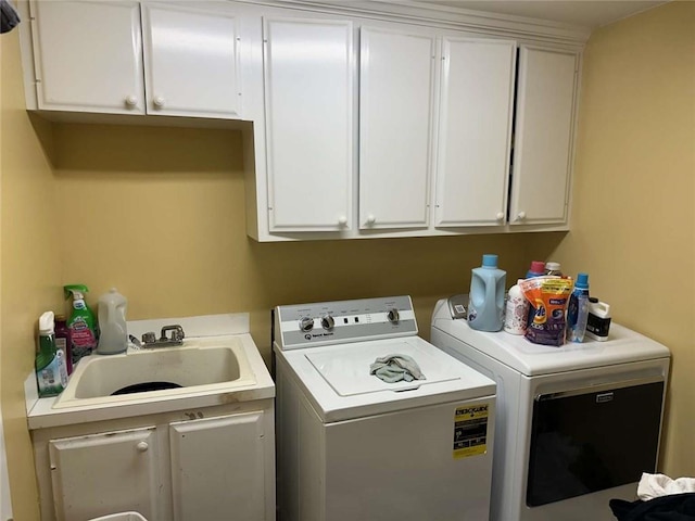 108 Riverbirch Dr, Lafayette, LA 70508 - laundry room featuring washer and dryer and cabinet space