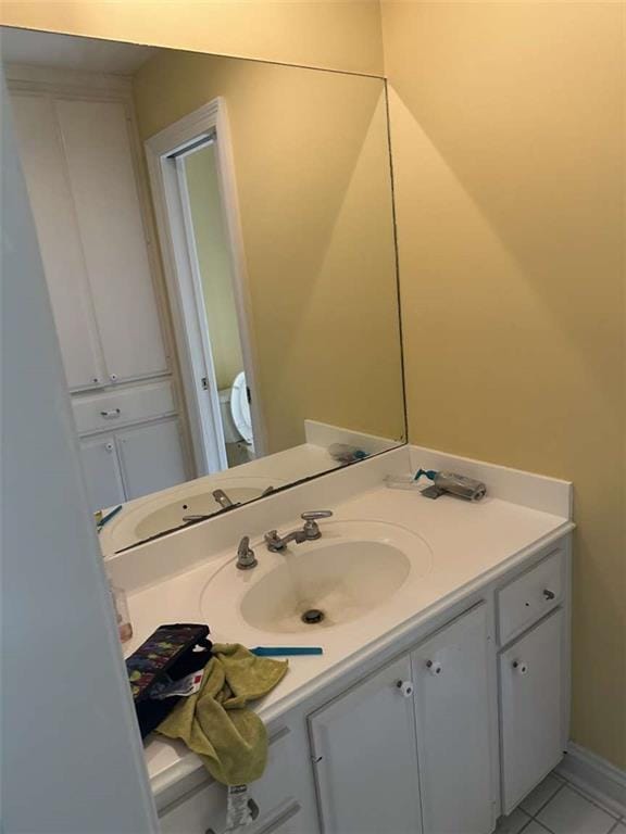 108 Riverbirch Dr, Lafayette, LA 70508 - bathroom featuring vanity and tile patterned flooring