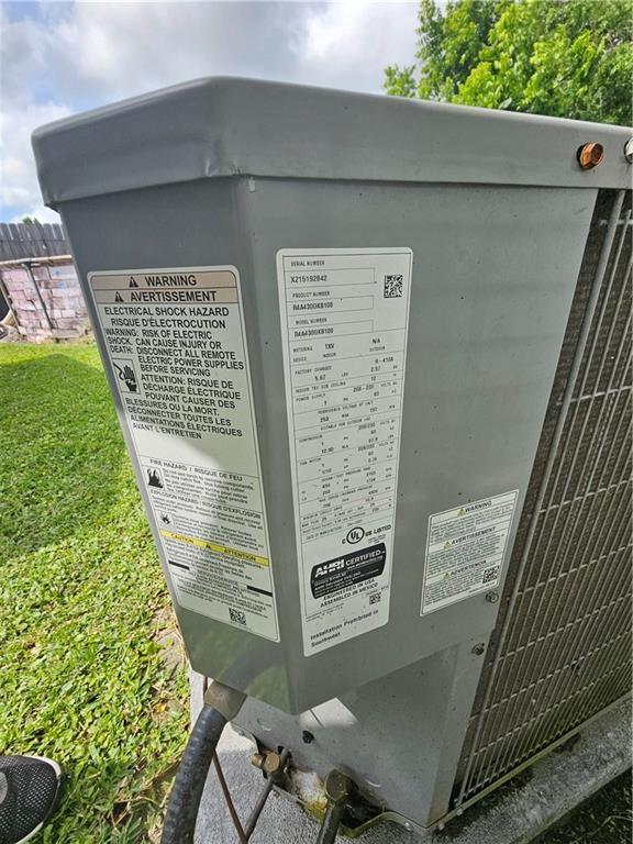 2724 Marisha Ct, Marrero, LA 70072 - exterior view of cooling unit