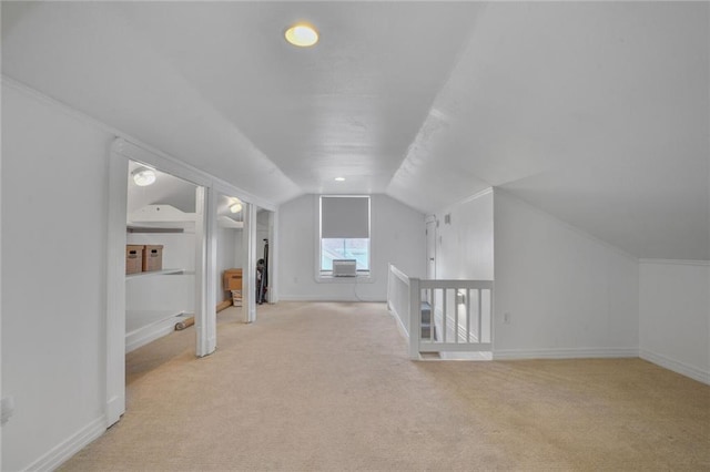 6935 Louis Xiv St, New Orleans, LA 70124 - additional living space featuring carpet, lofted ceiling, and baseboards