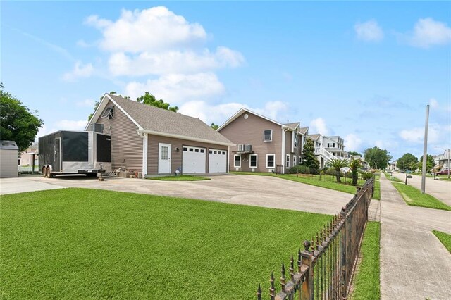 4321 San Remo Rd, New Orleans, LA 70129 - view of front facade featuring driveway and a residential view