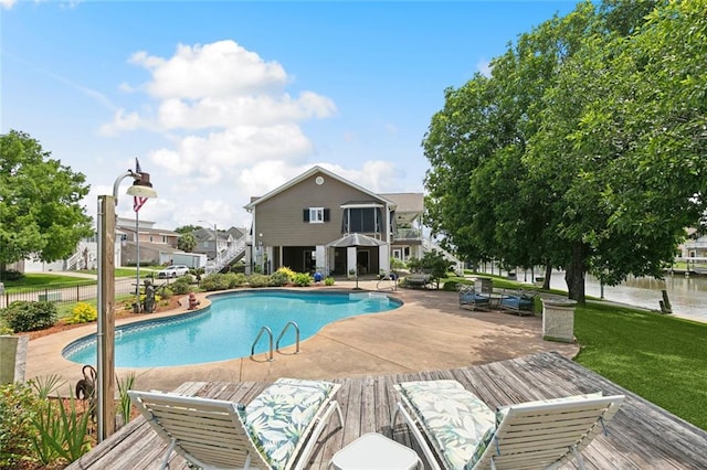 4321 San Remo Rd, New Orleans, LA 70129 - view of pool featuring a patio area