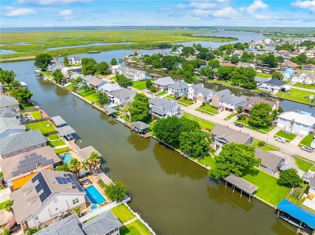 4321 San Remo Rd, New Orleans, LA 70129 - aerial perspective of suburban area featuring a large body of water