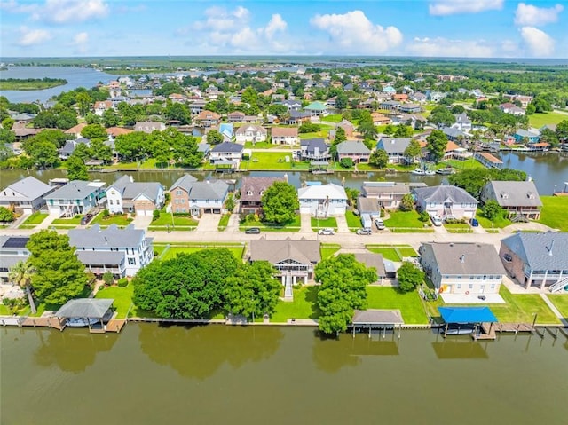 4321 San Remo Rd, New Orleans, LA 70129 - aerial view of residential area with a large body of water
