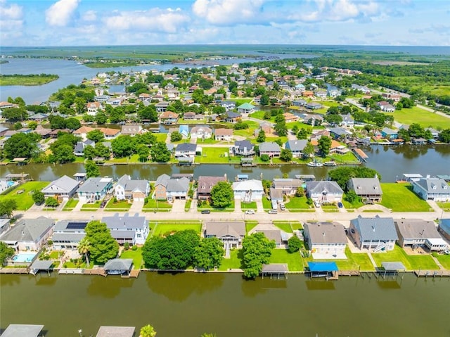 4321 San Remo Rd, New Orleans, LA 70129 - aerial view of residential area featuring a large body of water