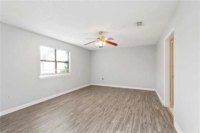 206 Chubasco Ln, Slidell, LA 70458 - spare room with ceiling fan, wood finished floors, and baseboards
