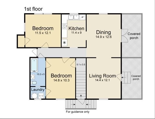 39294 Broadway St, New Orleans, LA 70118 - home floor plan