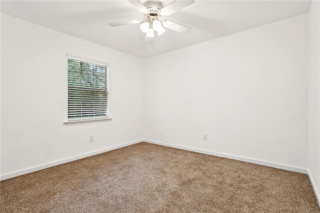 2986 Camellia Dr, Slidell, LA 70458 - carpeted spare room featuring baseboards and ceiling fan