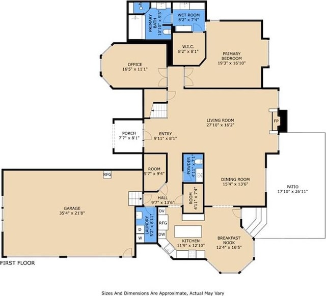 733 Plantation Dr, Abita Springs, LA 70420 - property floor plan
