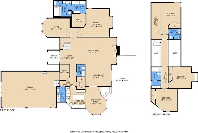 733 Plantation Dr, Abita Springs, LA 70420 - floor plan / room layout