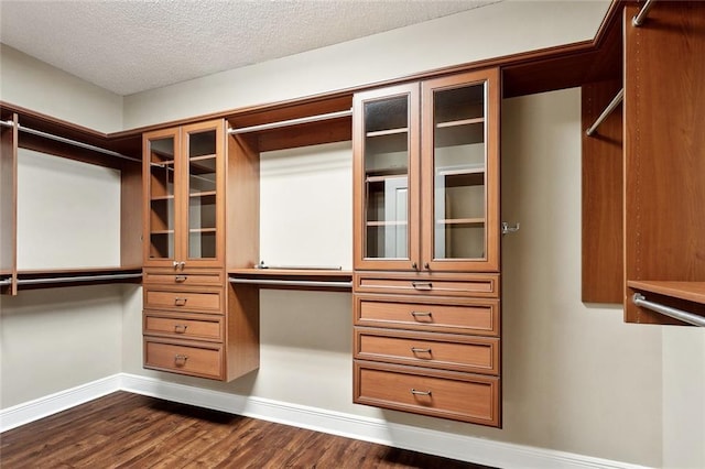 102 Ayshire Ct, Slidell, LA 70461 - spacious closet featuring dark wood finished floors