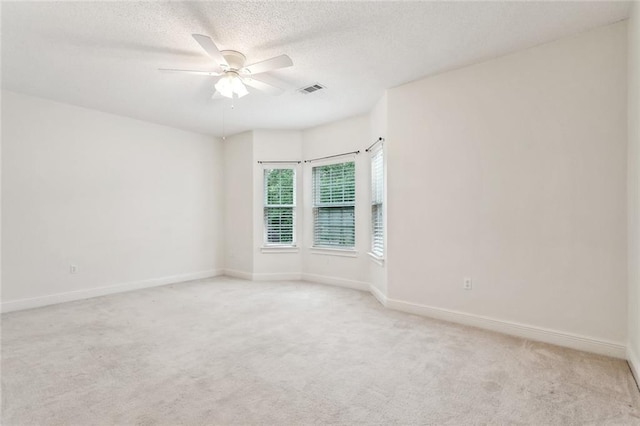 102 Ayshire Ct, Slidell, LA 70461 - unfurnished room featuring carpet floors, a ceiling fan, a textured ceiling, and baseboards