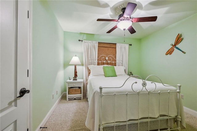 3845 Croydon St, Slidell, LA 70458 - carpeted bedroom with baseboards and ceiling fan
