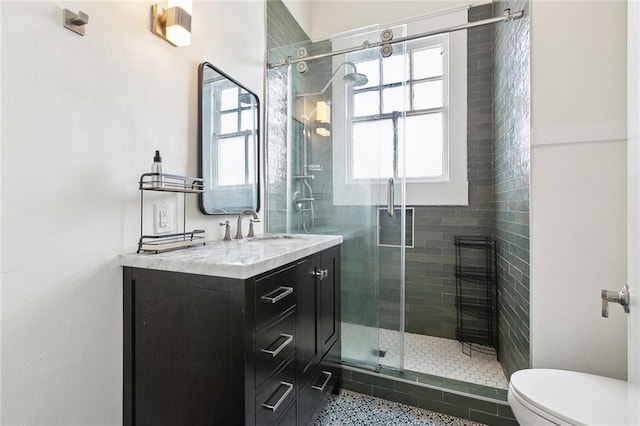 2933 Calhoun St Unit 2933, New Orleans, LA 70118 - full bath featuring a stall shower, toilet, and vanity