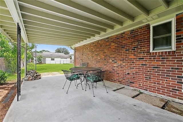 4508 Hastings St, Metairie, LA 70006 - view of patio featuring outdoor dining space