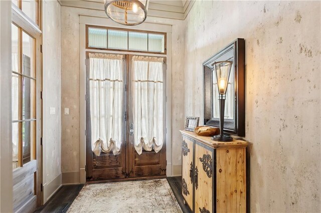 500 Tallow Tree Dr, Madisonville, LA 70447 - entryway featuring french doors and healthy amount of natural light