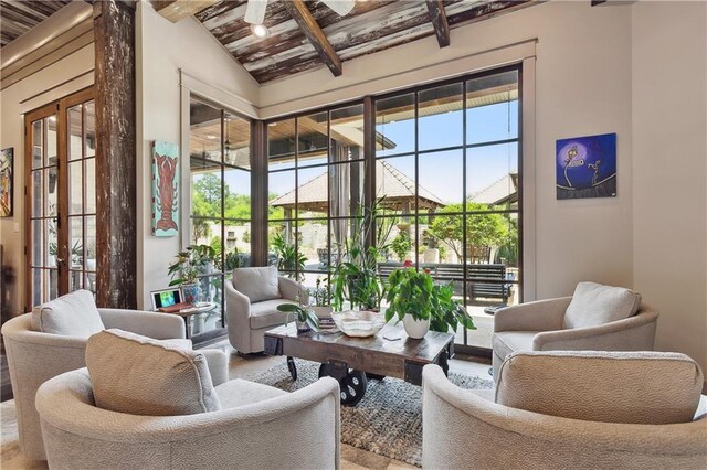 500 Tallow Tree Dr, Madisonville, LA 70447 - lobby with wooden ceiling