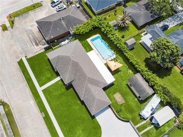 5001 Randolph St, Marrero, LA 70072 - aerial view of a pool