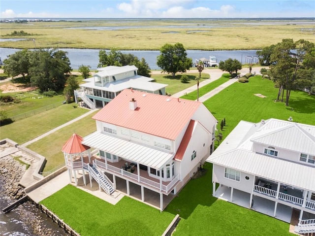 279 Debbie Dr, Slidell, LA 70458 - aerial view of property and surrounding area featuring a large body of water