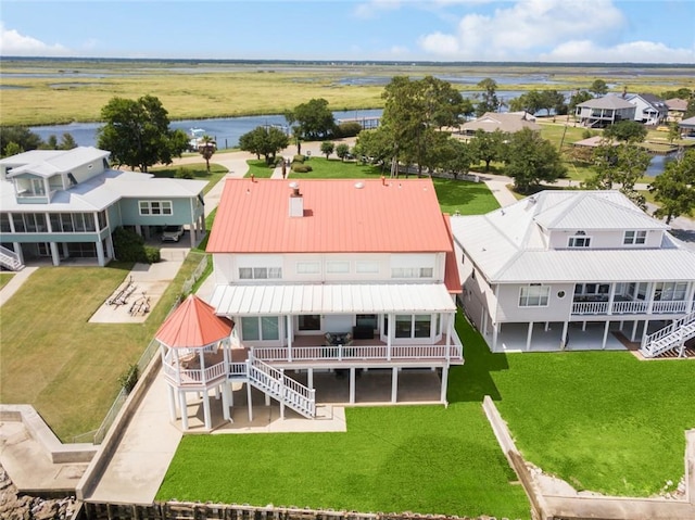 279 Debbie Dr, Slidell, LA 70458 - aerial perspective of suburban area with a nearby body of water