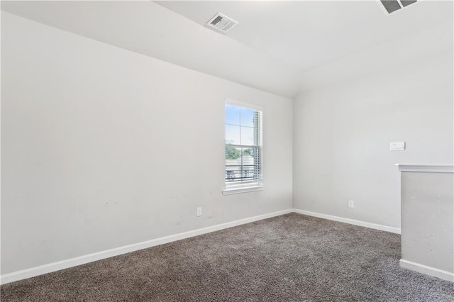 18181 Fox Hollow Loop, Hammond, LA 70401 - unfurnished room featuring carpet flooring, baseboards, and lofted ceiling