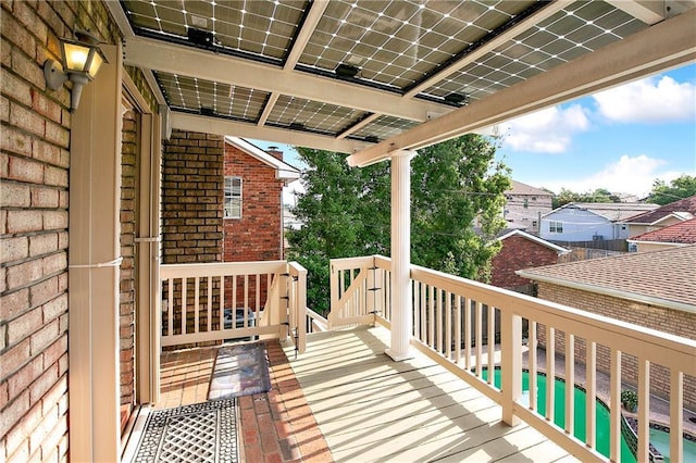 6345 Marshal Foch St, New Orleans, LA 70124 - view of wooden deck