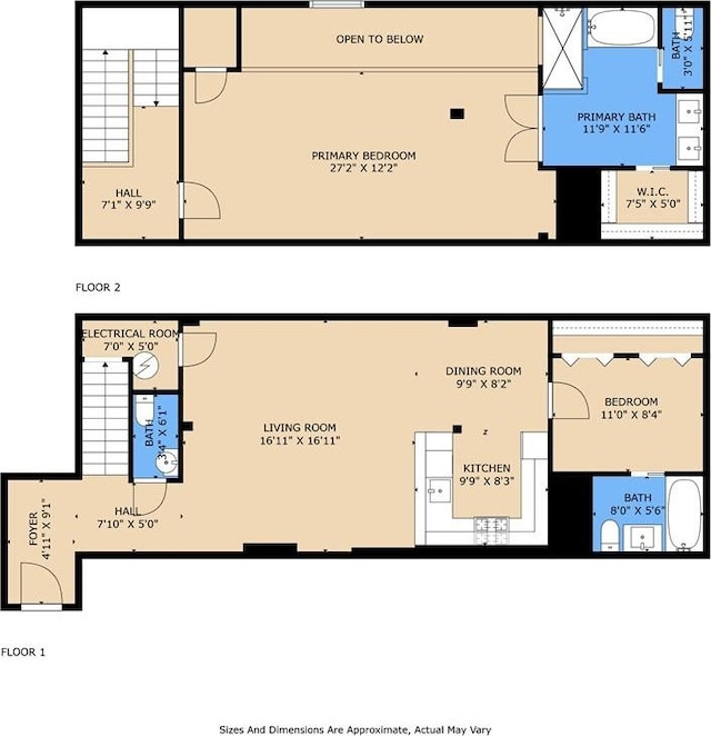 822 N Rampart St Unit 203, New Orleans, LA 70116 - home floor plan