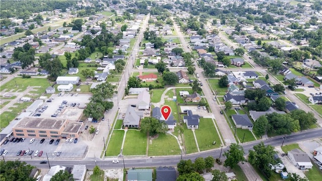 7599 Park Ave, Houma, LA 70364 - aerial view of property's location with nearby suburban area