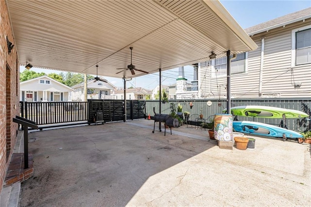 439 S Clark St, New Orleans, LA 70119 - view of patio / terrace with a carport