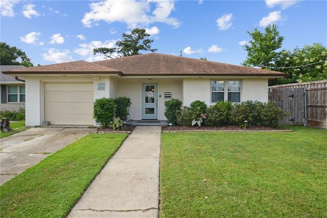 4709 Kawanee Ave, Metairie, LA 70006 - view of front of property featuring stucco siding, concrete driveway, and an attached garage