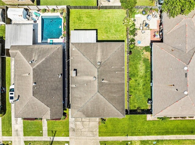 1816 Giuffrias Ave, Metairie, LA 70001 - bird's eye view of a pool area